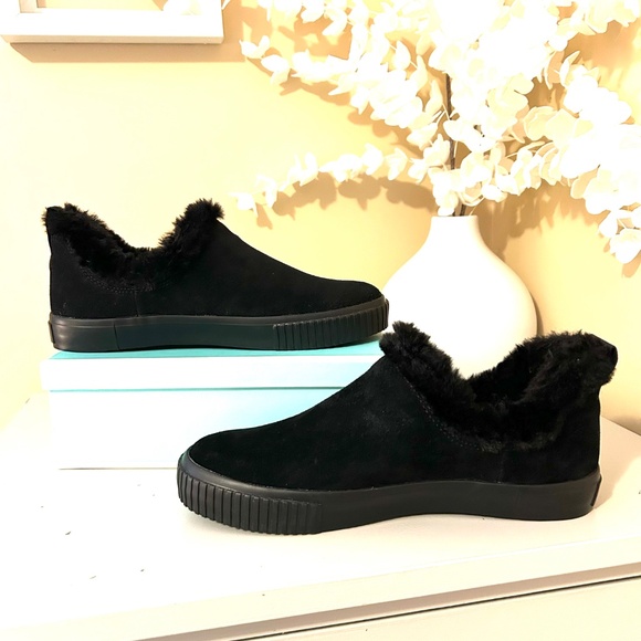 NEW! Timberland Skyla Bay Warm Lined Slip On Sneakers Black Suede Size 7 - Picture 3 of 14